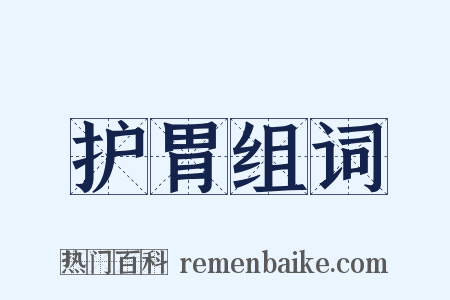 护胃组词是什么意思的图片
